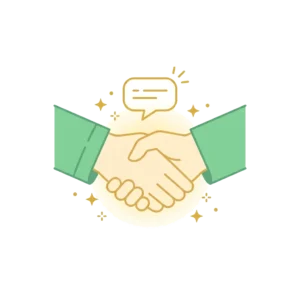 Post #9 subheading 1 illustration - salam karne aur milne ke adaab: do hath milte hue, salam ki speech bubble aur golden glow.